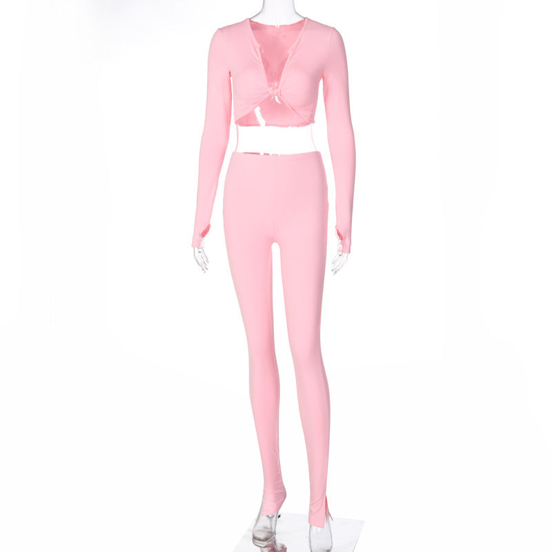 "Sexy Winter" Women Long Sleeve 2 Piece Set