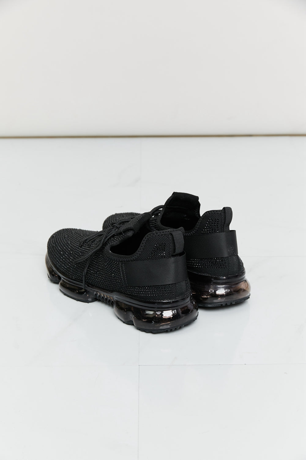 Forever Link Sports Lovers Rhinestone Lace-Up Sneakers