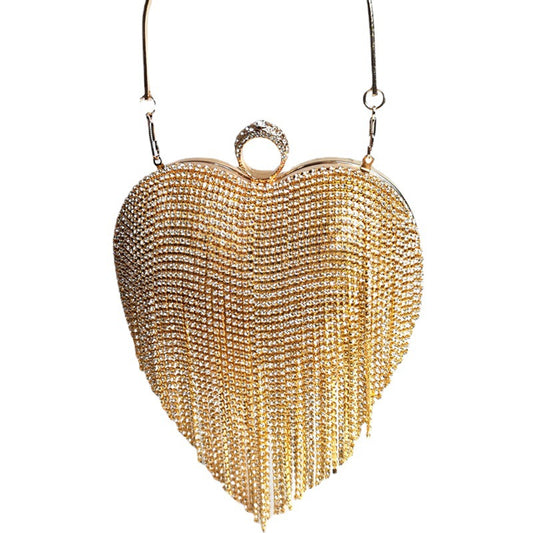 "Showstopper"Heart Diamond Handbag