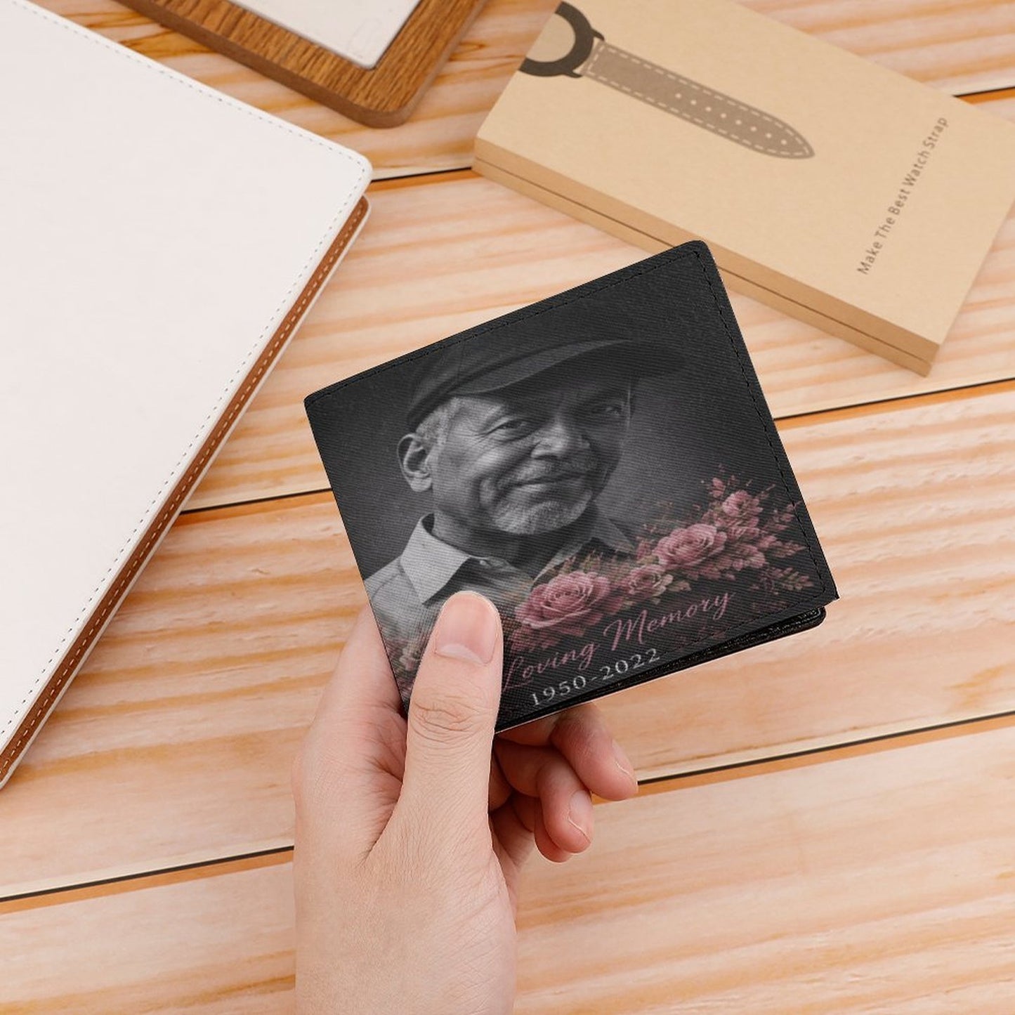 Always In My Heart Personalized All Over Print Wallet