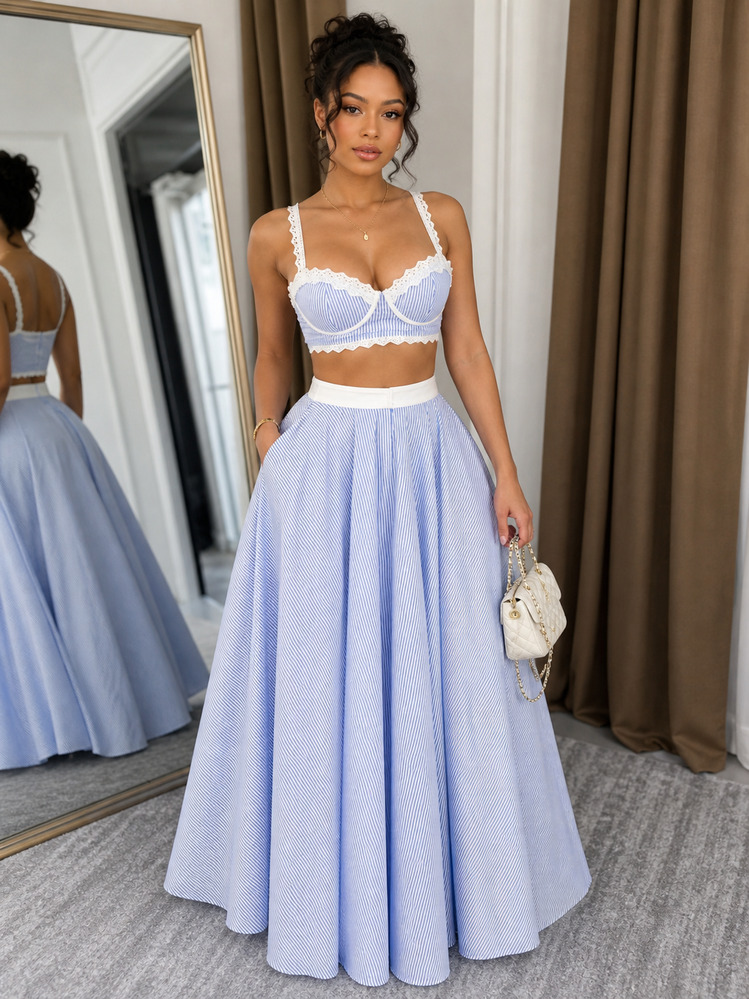 “Soft Luxe Skirt Set”