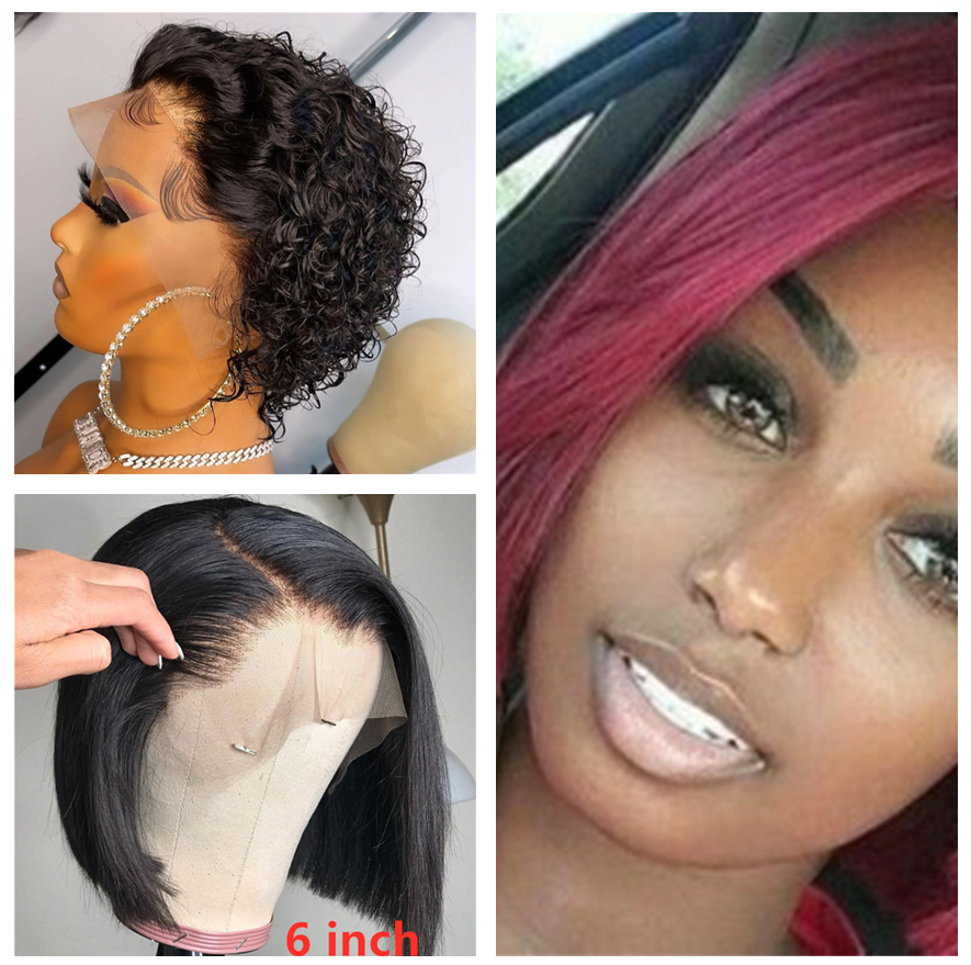 "Human Hair Bob Wig"