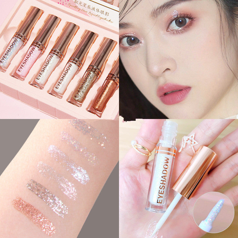 Pearl Glitter Sequin Liquid Eyeshadow Set