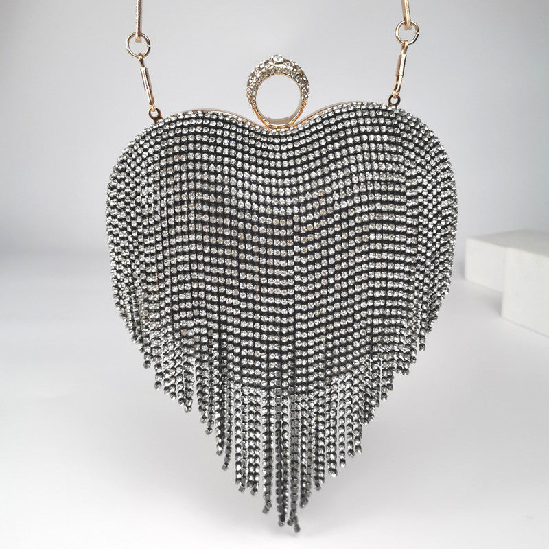 "Showstopper"Heart Diamond Handbag