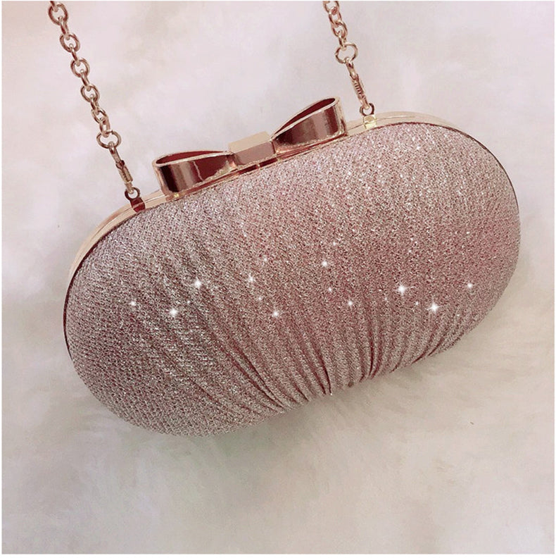 Diamond Chain Clutch Bag