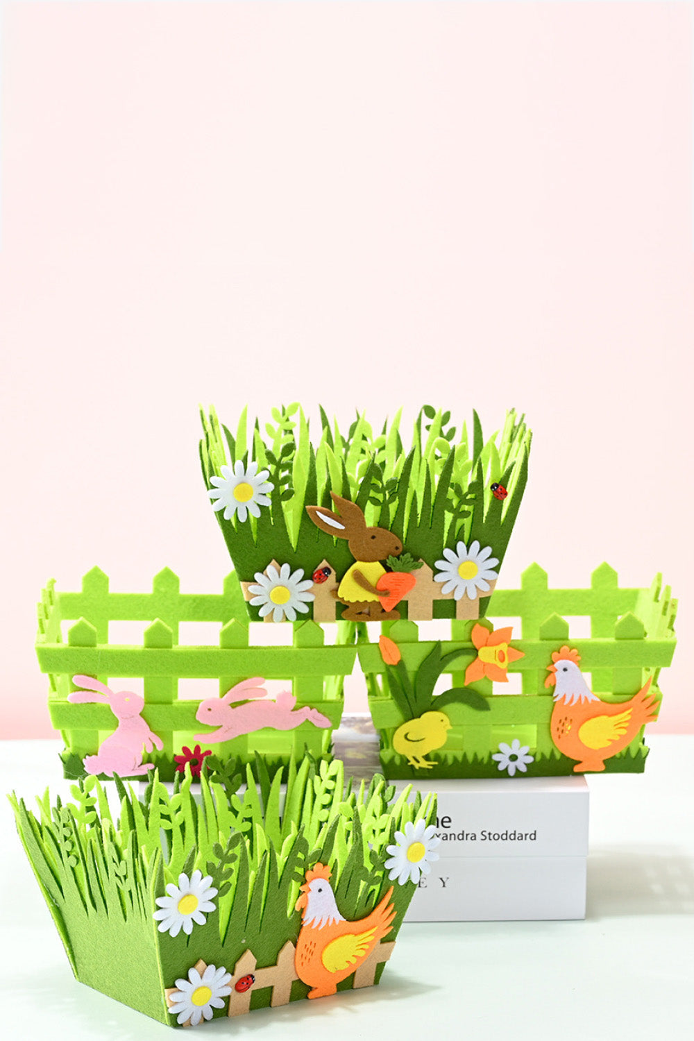 Random 4-Pack Easter Decorative Basket