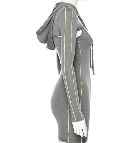 Fashion Women's Long Sleeve Matching Two Piece Set