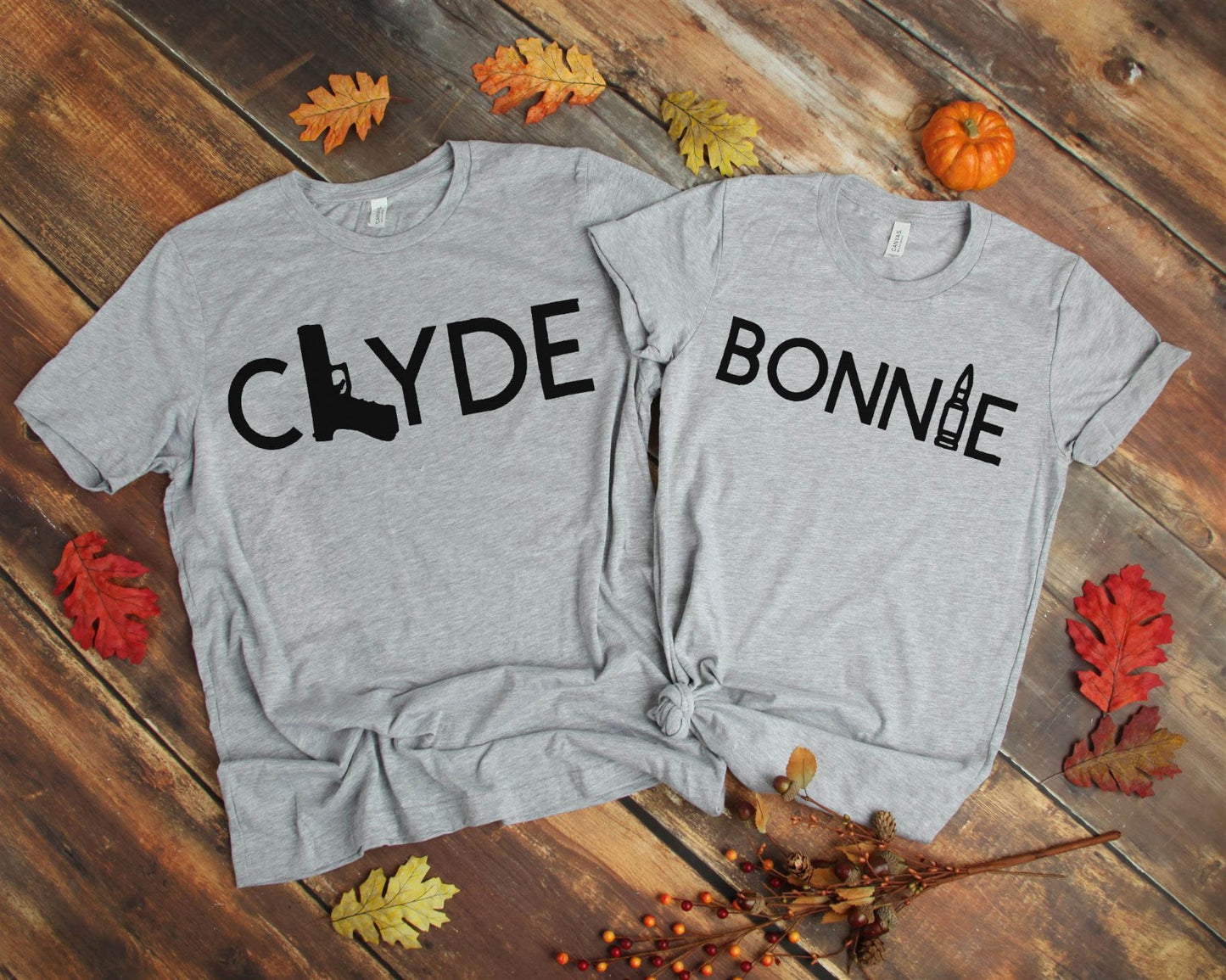 " Bonnie & Clyde" Customized T-shirt