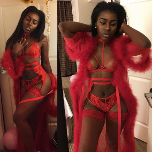 " Sexy Mami" Lingerie See Through Robe