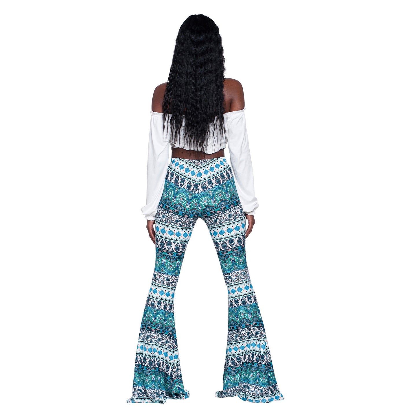Women's Patterned Slim Fitted Pants
