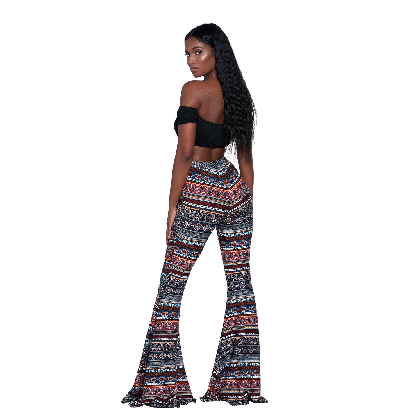 Women's Patterned Slim Fitted Pants