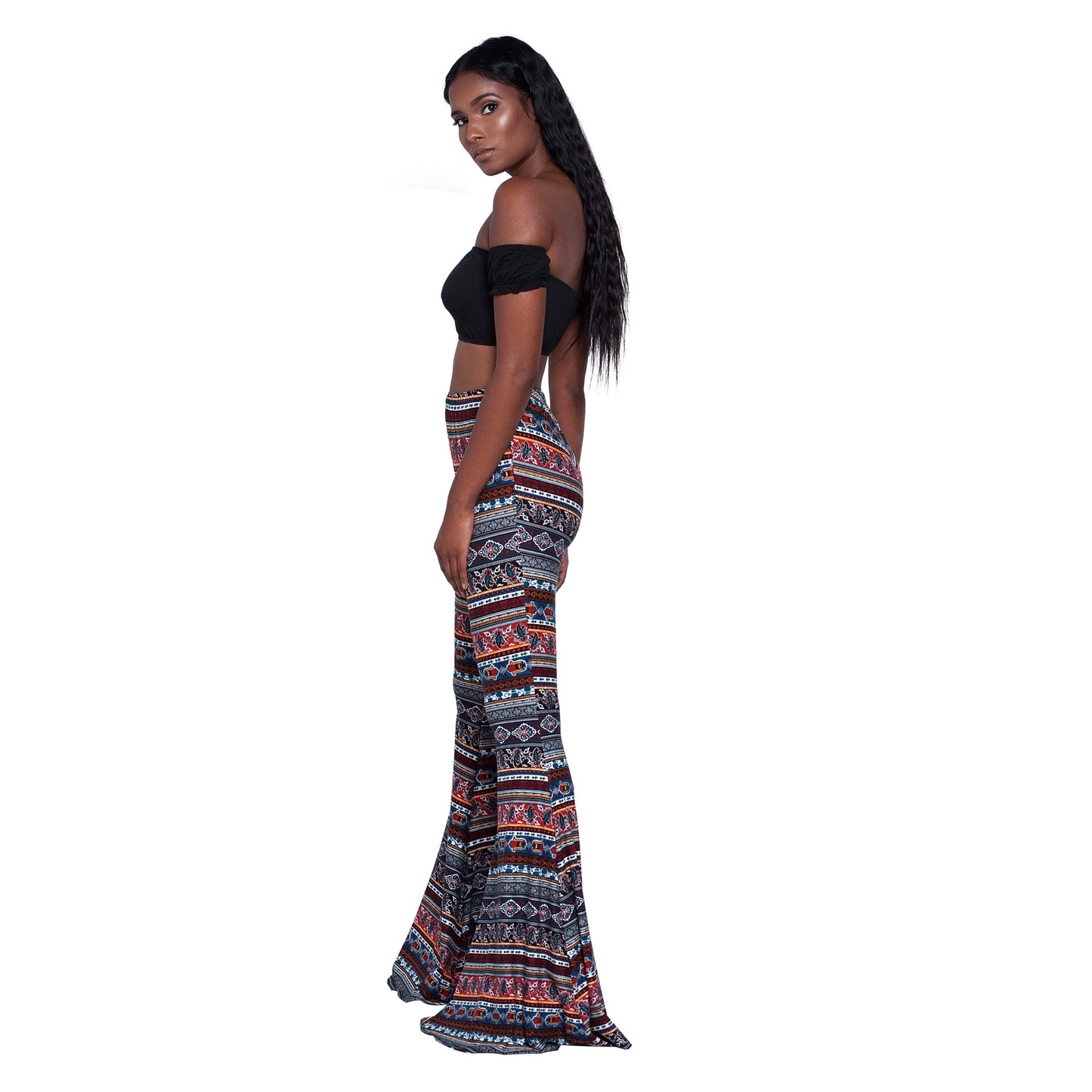 Women's Patterned Slim Fitted Pants