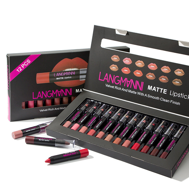 12 Matte Lipstick Set