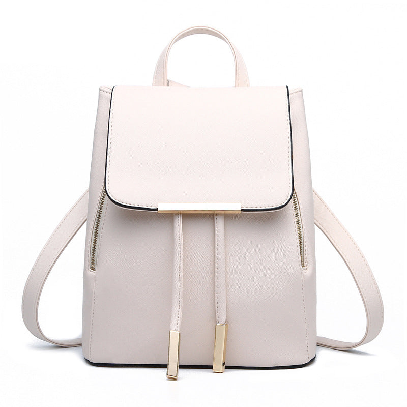 Womens Leather Fashionista Fashion Backpack Purse