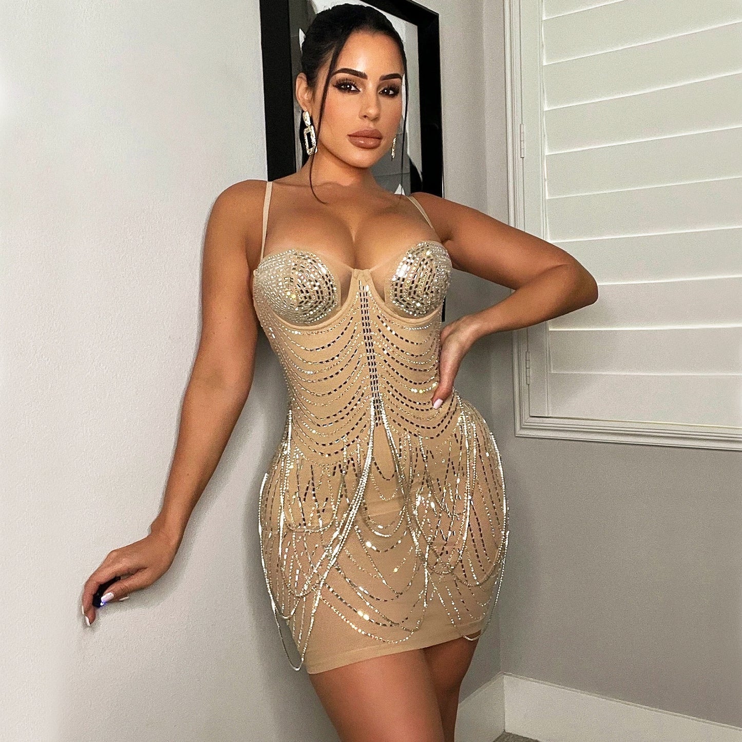 "I'm A Diva" Tassel Bodycon Dress