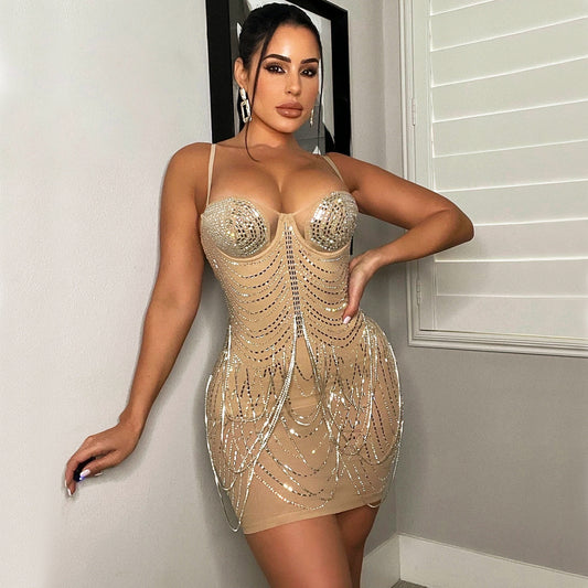 "I'm A Diva" Tassel Bodycon Dress
