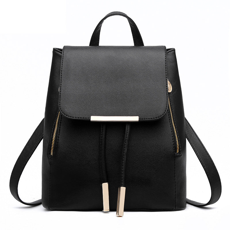 Womens Leather Fashionista Fashion Backpack Purse