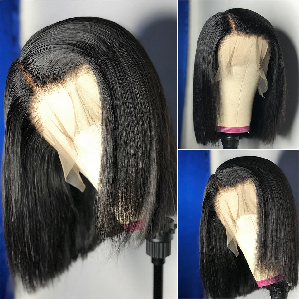 "Human Hair Bob Wig"