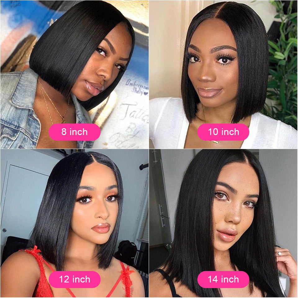 "Human Hair Bob Wig"
