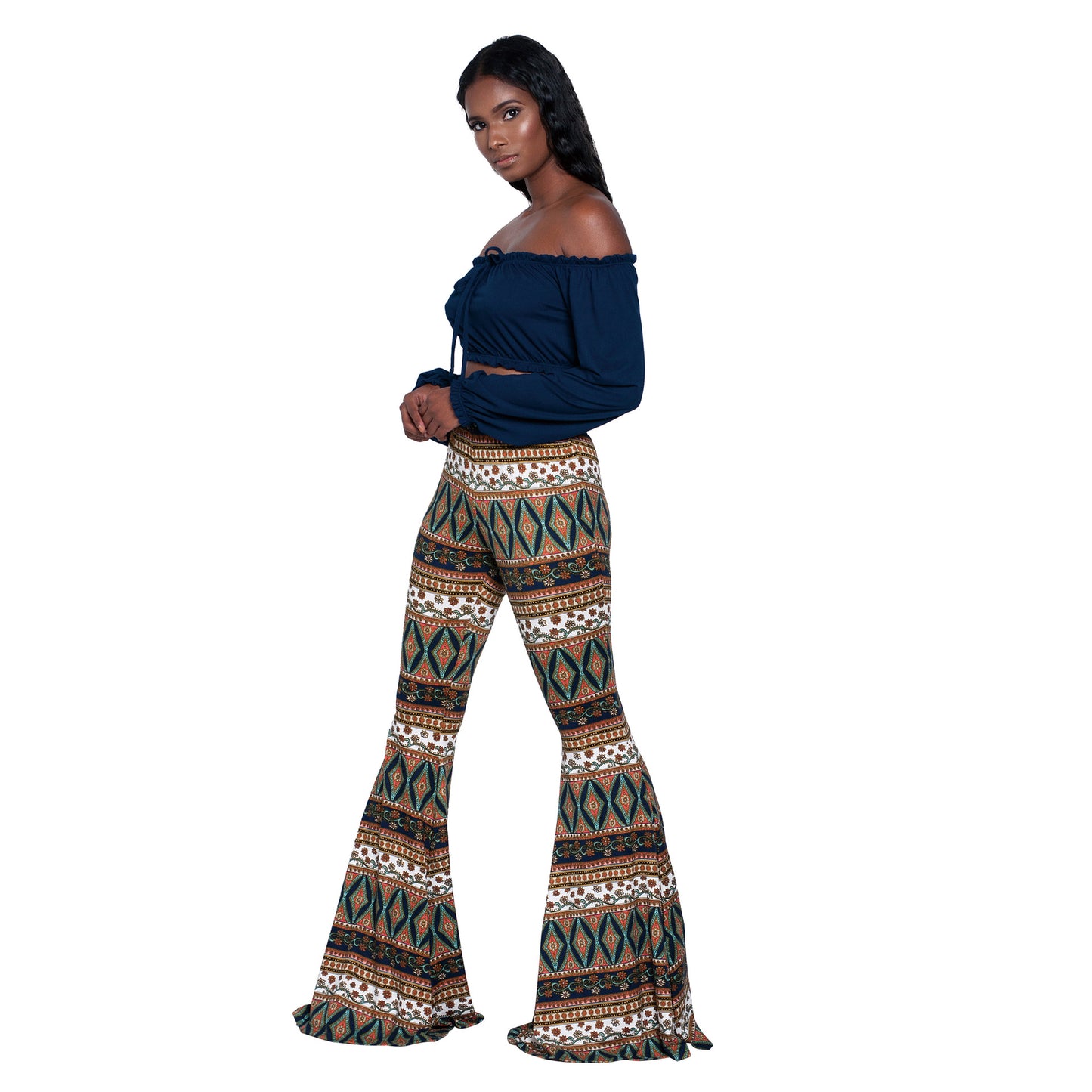 Women's Patterned Slim Fitted Pants