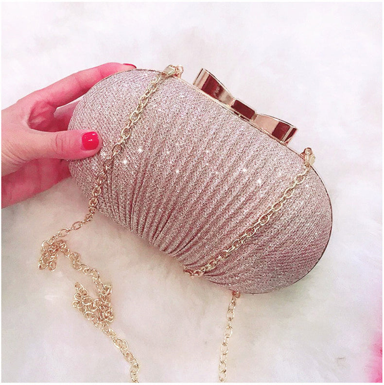 Diamond Chain Clutch Bag