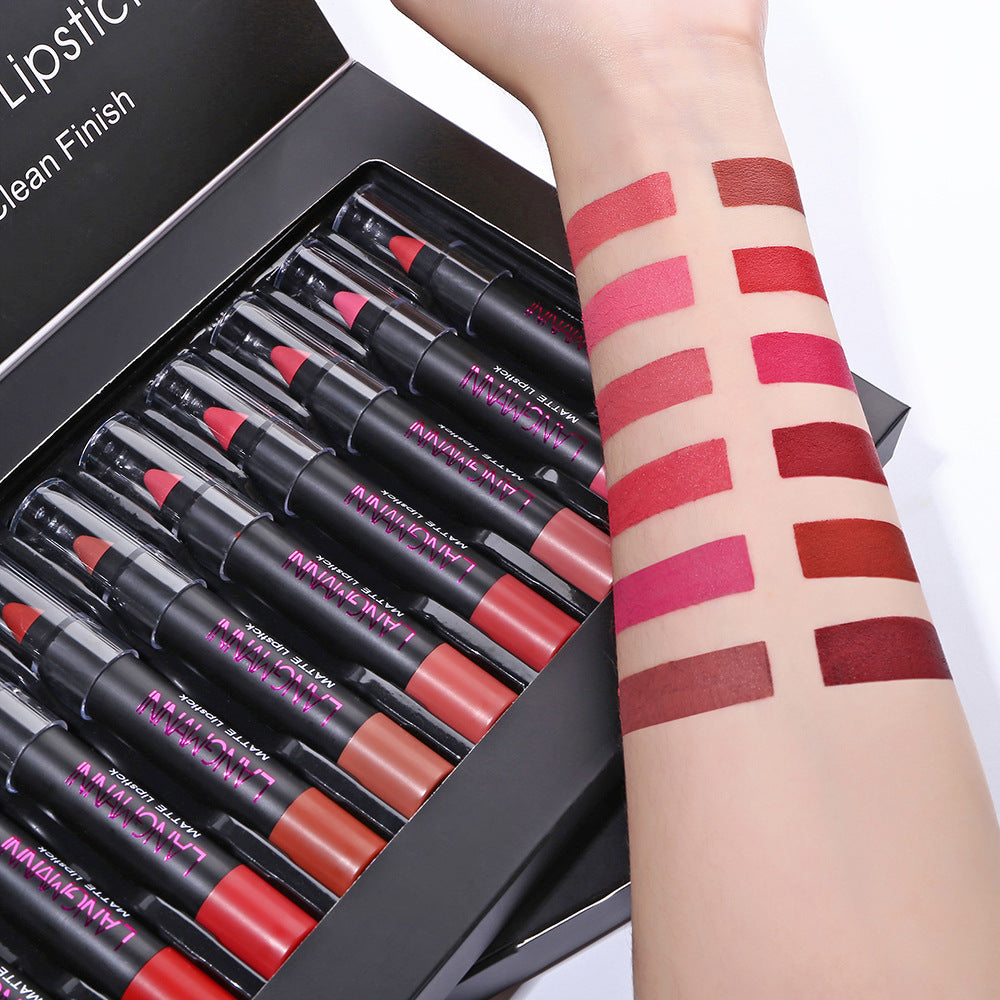 12 Matte Lipstick Set