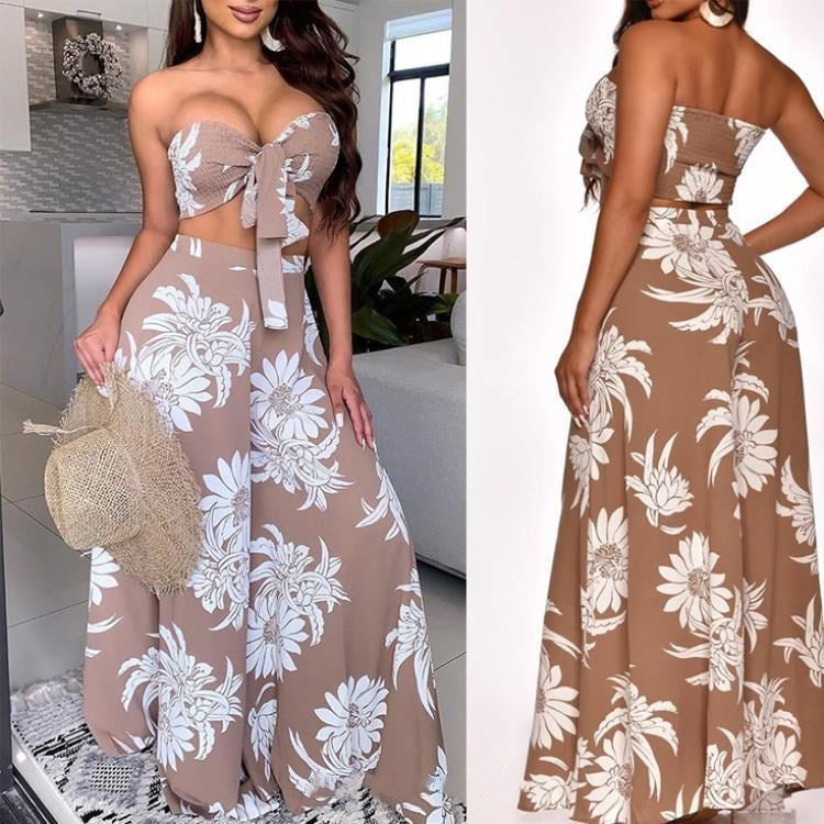 "Vacation Me" Sleeveless Two Piece Set