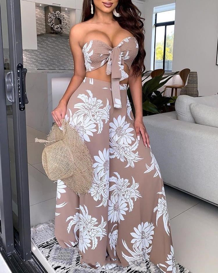 "Vacation Me" Sleeveless Two Piece Set