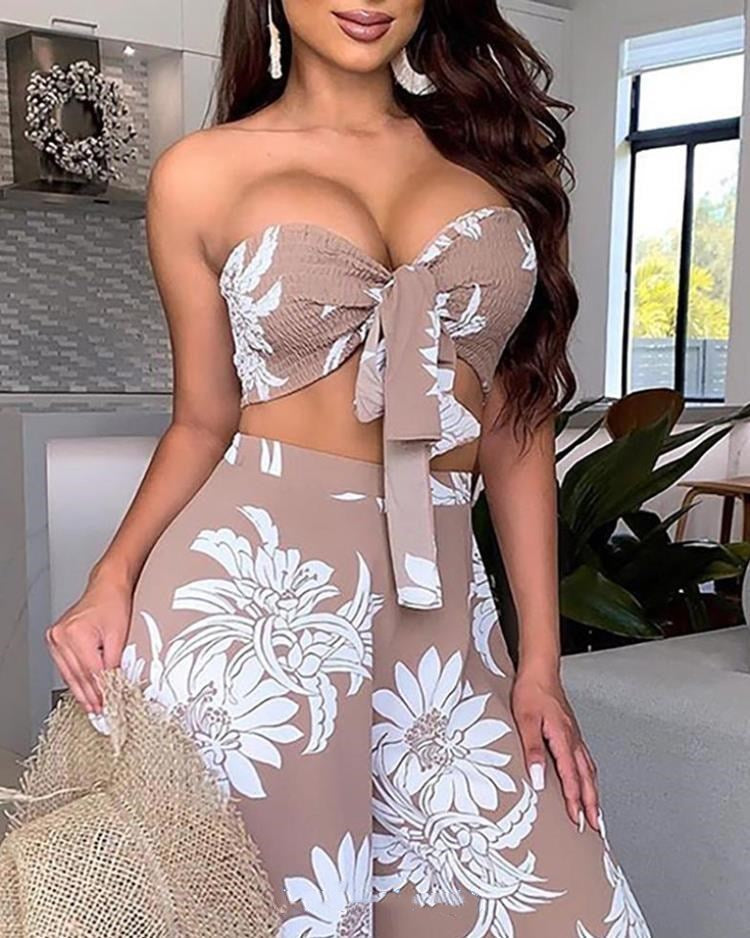 "Vacation Me" Sleeveless Two Piece Set