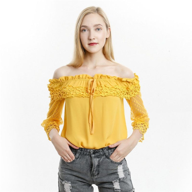 Yellow Long Sleeve Floral Shirt