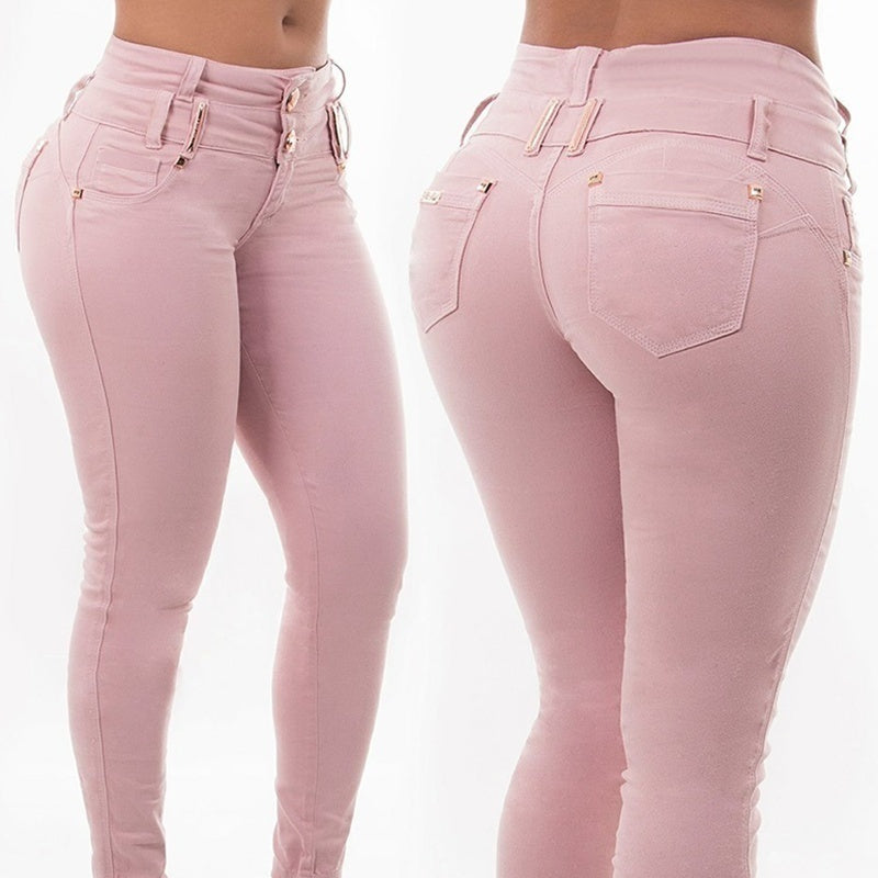 Women Stretch High Waisted Jeans