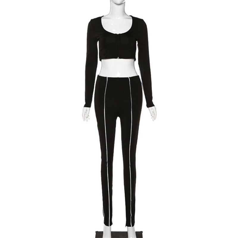 Women 2 Piece Set Outfit Long Sleeve