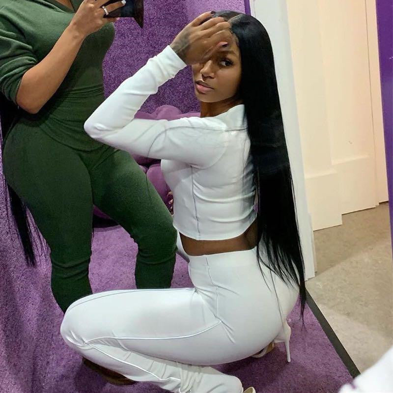 Women 2 Piece Set Outfit Long Sleeve