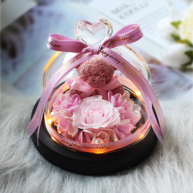 Mother Day Preserved Flowers Globe