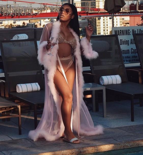 " Sexy Mami" Lingerie See Through Robe