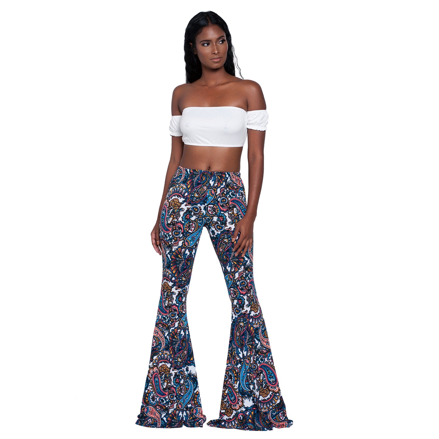 Women's Patterned Slim Fitted Pants