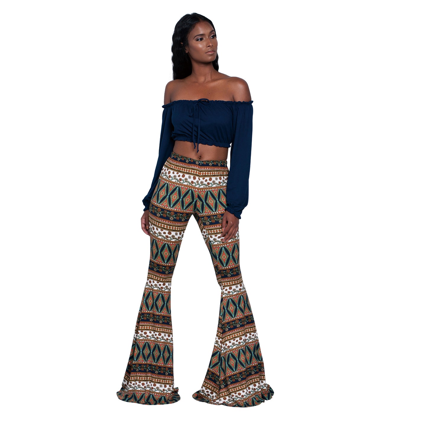 Women's Patterned Slim Fitted Pants
