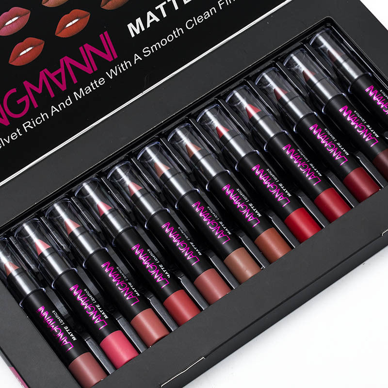 12 Matte Lipstick Set