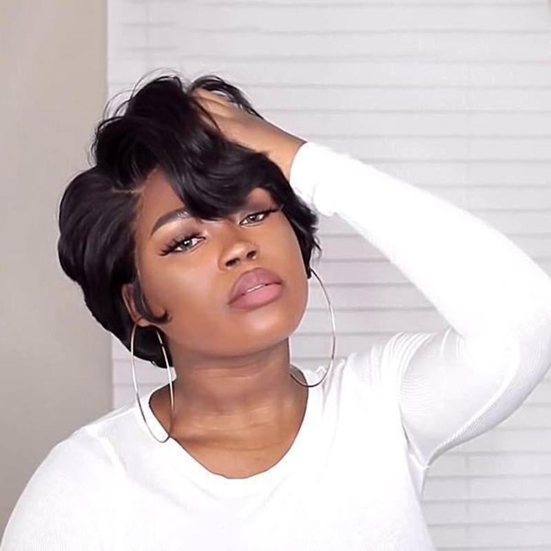 Short Bob Wig Lace Front Human Hair Wig