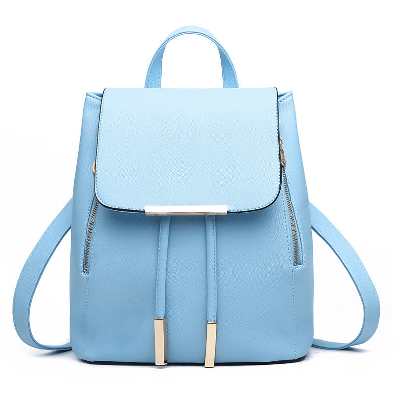 Womens Leather Fashionista Fashion Backpack Purse