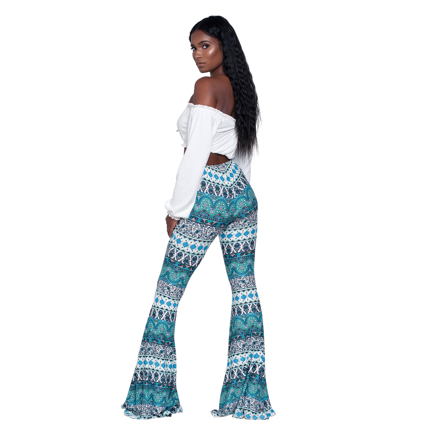 Women's Patterned Slim Fitted Pants