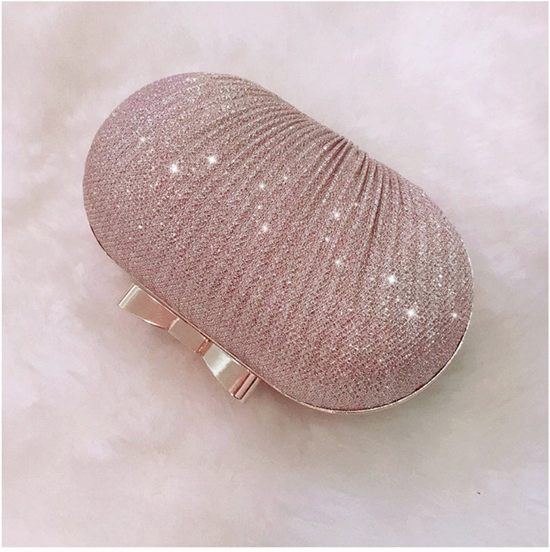 Diamond Chain Clutch Bag