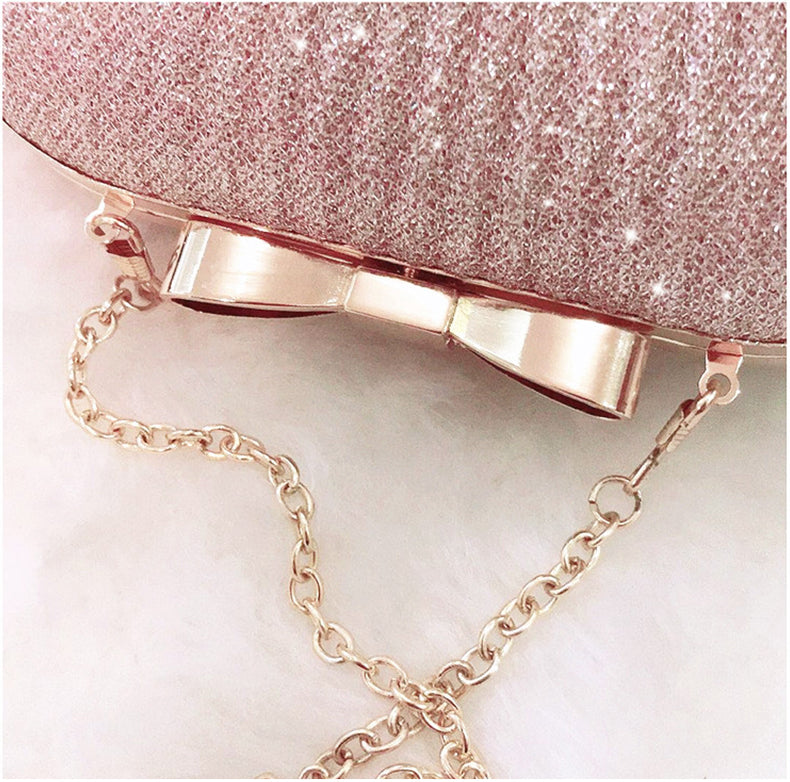 Diamond Chain Clutch Bag