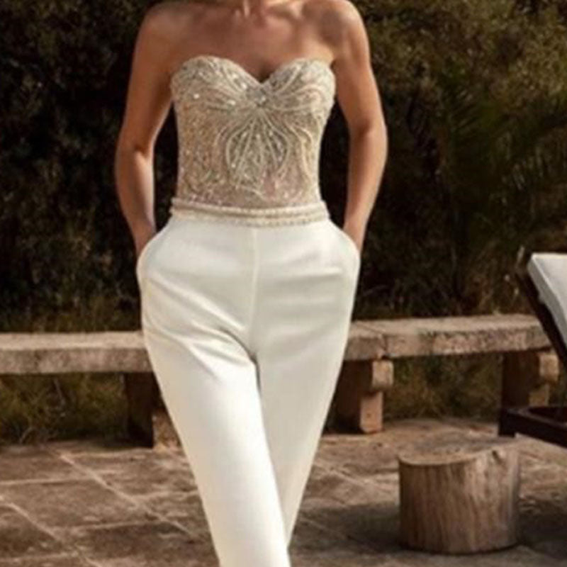 " Classier Than You " Strapless Jumpsuit