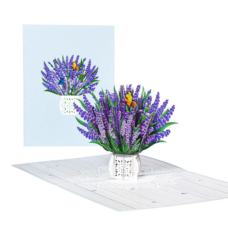 Mothers Day Pop Up Creative Handmade 3D Greeting Card