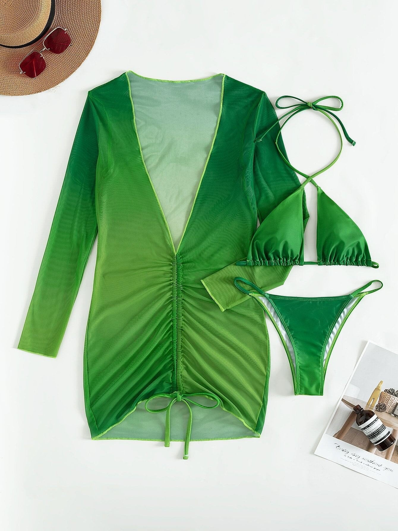 Days In The Sun Three-Piece Swimsuit