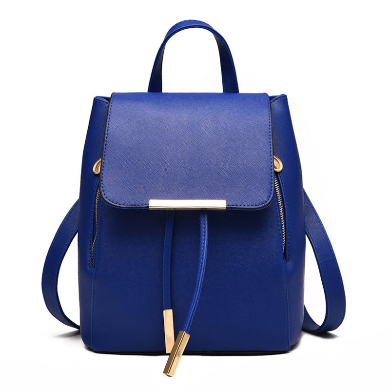 Womens Leather Fashionista Fashion Backpack Purse