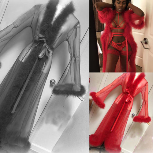 " Sexy Mami" Lingerie See Through Robe
