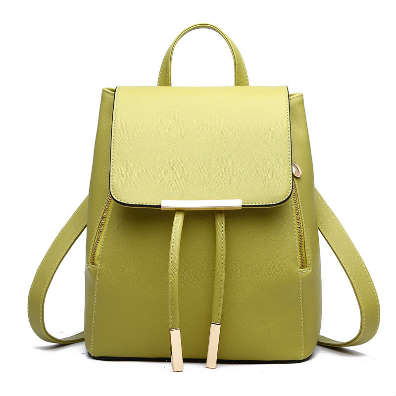 Womens Leather Fashionista Fashion Backpack Purse