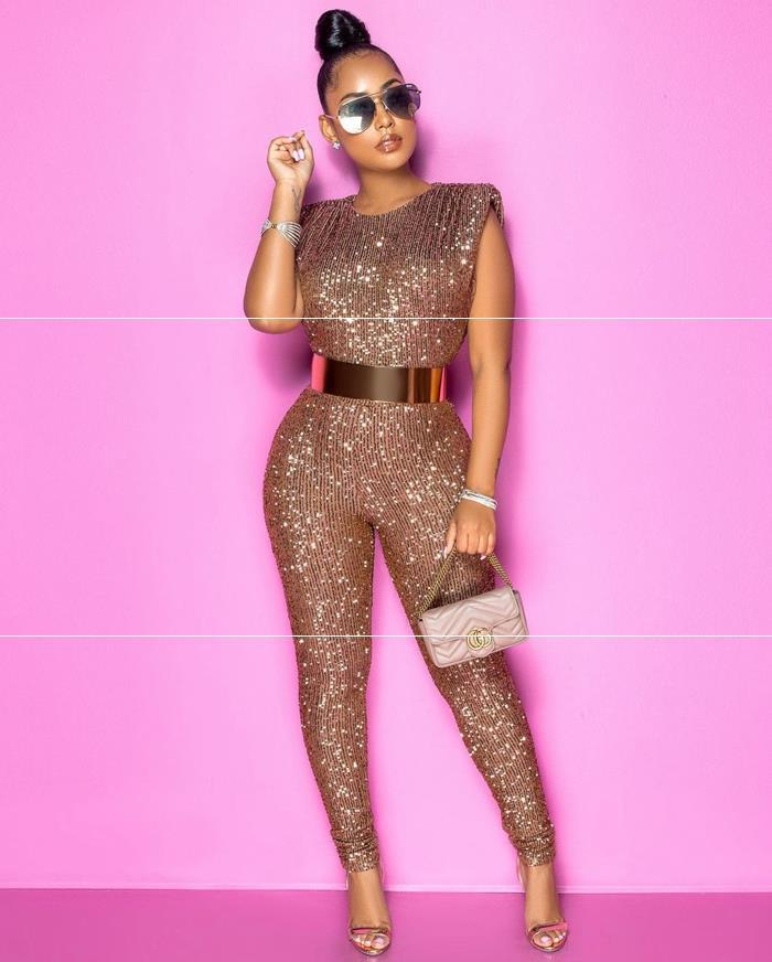 Mono de fiesta de talla grande para mujer "Shimmer &amp; Shine"
